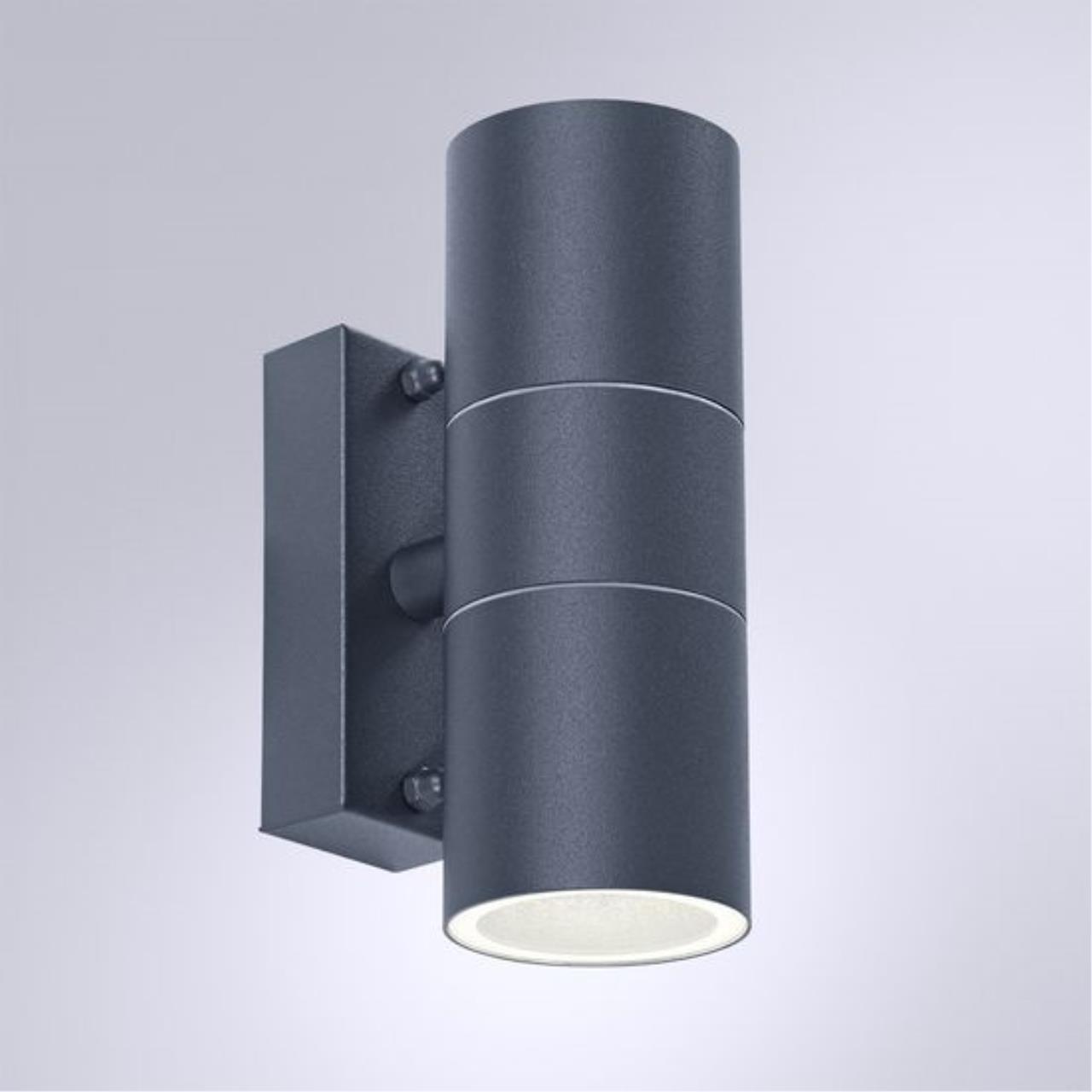 Картинка Уличный настенный светильник Arte Lamp Sonaglio A3302AL-2GY