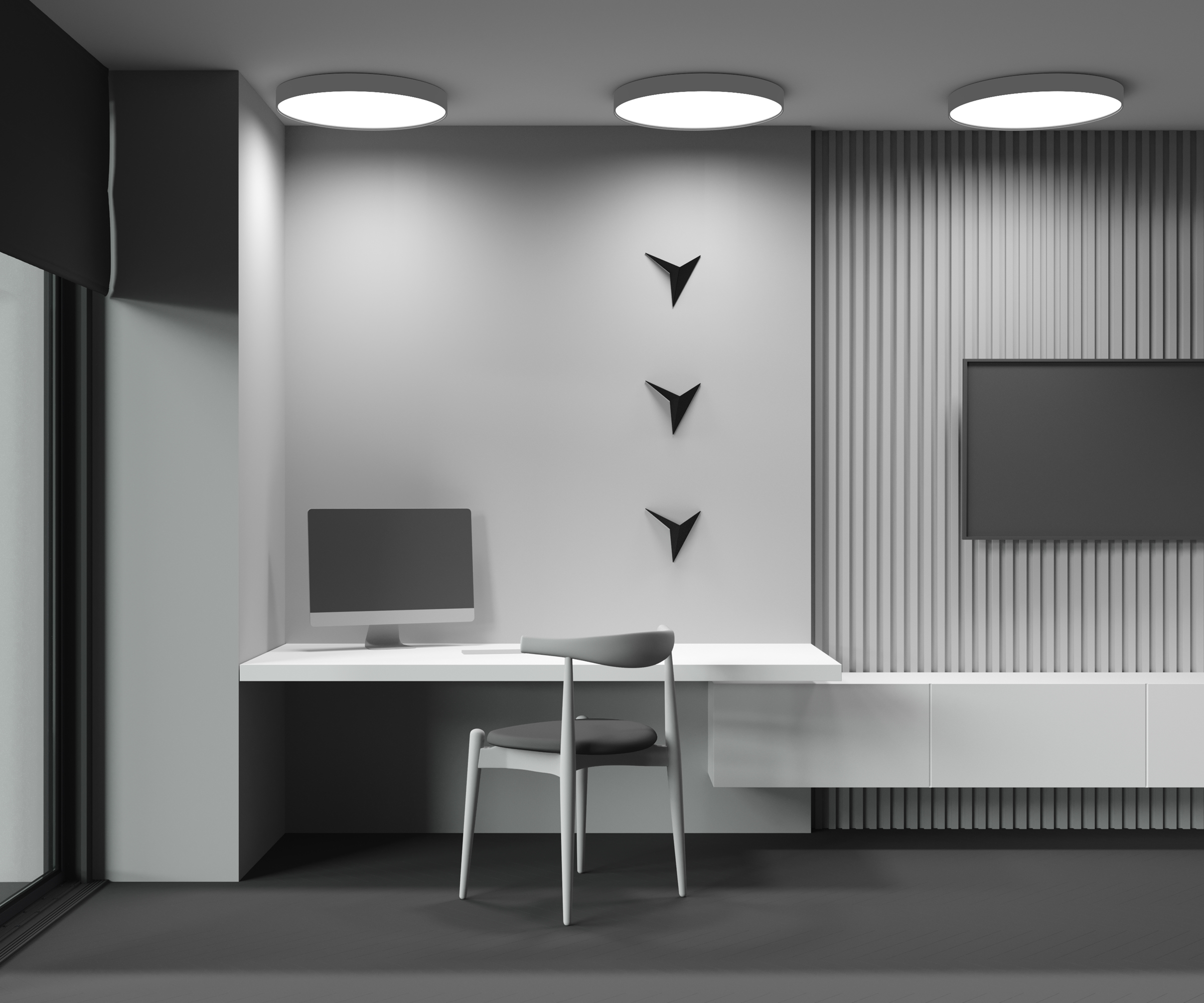 Картинка Потолочный светильник Technical C032CL-90W3K-RD-MG