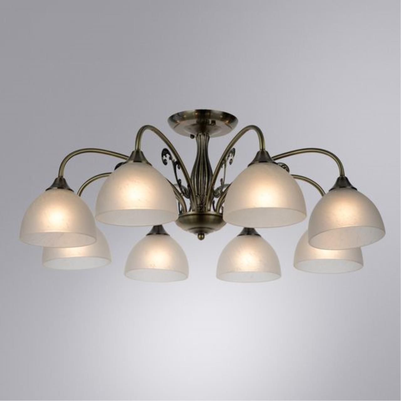 Картинка Потолочная люстра Arte Lamp Spica A3037PL-8AB