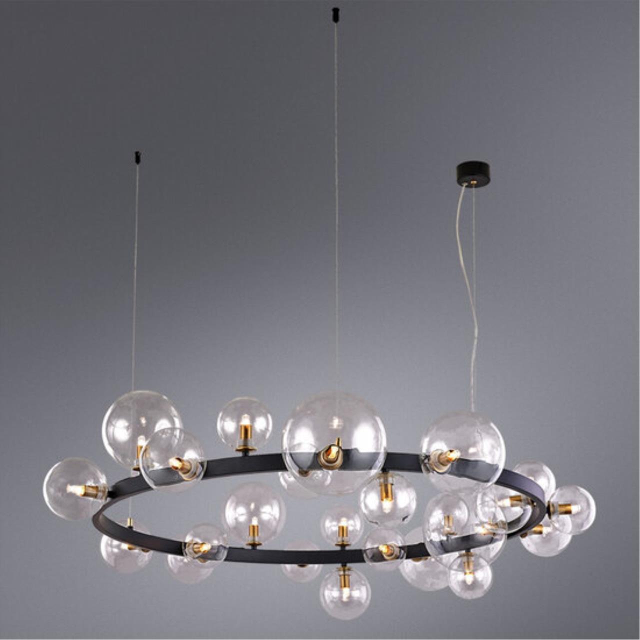 Картинка Подвесной светильник Arte Lamp Vincent A7790SP-24BK