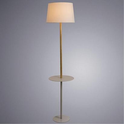 Торшер Arte Lamp Connor A2102PN-1WH купить в Алматы svet.kz