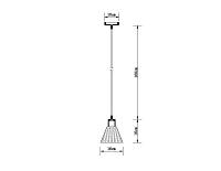 Дополнительная картинка Подвесной светильник Arte Lamp LANCASTER A5891SP-1BK