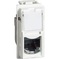 Механизм розетки компьютерной RJ45 cat5e UTP 1 модуль 