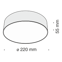 Потолочный светодиодный светильник Maytoni Zon C032CL-L32W4K