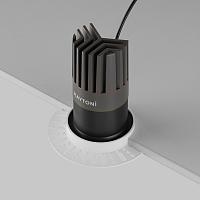 Дополнительная картинка Встраиваемый светильник Technical DL122-15W-3K-TRS-B Dip