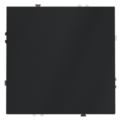 Выключатель встраиваемый VOLTUM S70 одноклавишный 10А, (графит) VLS010107 