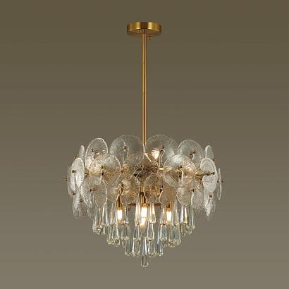 подвесная люстра odeon light hall semura 4984/8, доставка по Казахстану 