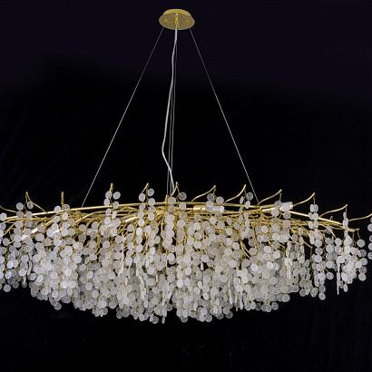 подвесная люстра ilamp savage 7004-l1600 gd, доставка по Казахстану 