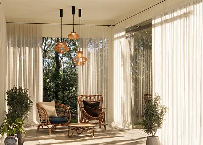 Подвесные Подвесной светильник Maytoni MOD465PL-L12BK2 Namiki, доставка по Казахстану 