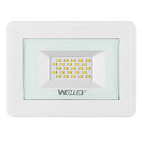 Светодиодный прожектор WOLTA WFL-20W/06W 20Вт 5700К IP65 1800лм белый 150*145*27 1/20