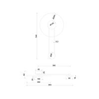 Дополнительная картинка Настенный светильник Arte Lamp BISCOTTO A2640AP-1GO
