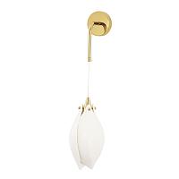 Дополнительная картинка Настенный светильник Crystal Lux FLOWERS AP1 Crystal Lux 1780/401