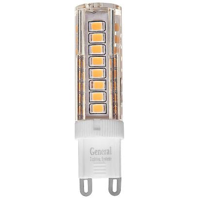 GLDEN-G9-10-P-220-4500 1/10/500 Лампа Светодиодная General 661447 купить в Алматы svet.kz