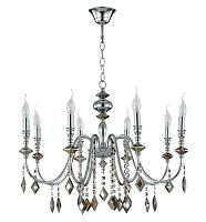 люстра crystal lux mercedes sp8 chrome/smoke crystal lux 0950/308, доставка по Казахстану 