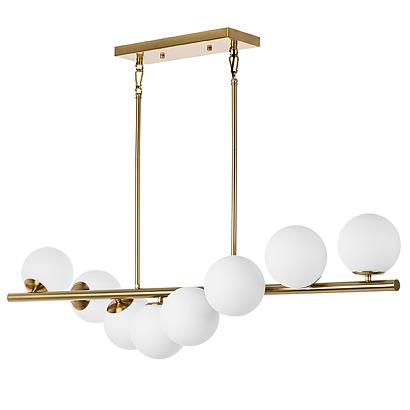 815183 (sd1508/8b) люстра  croco 8х40w e14 латунь (в комплекте), доставка по Казахстану 