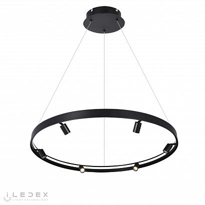 светильник подвесной iledex vision iledex 2060-d1000 bk, доставка по Казахстану 