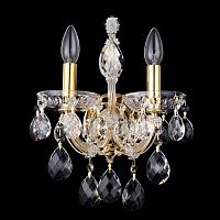 Бра Crystal Lux ISABEL AP2 GOLD/TRANSPARENT Crystal Lux 2080/402