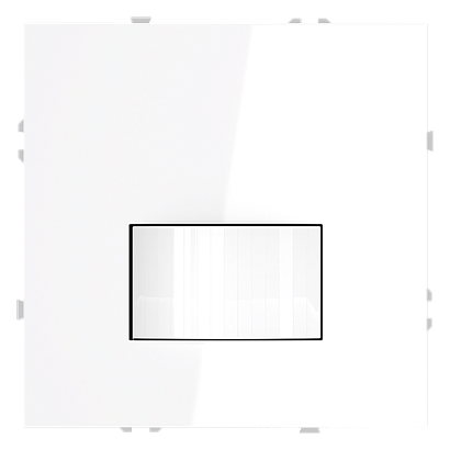 Датчик движения встраиваемый VOLTUM S70, (белый глянцевый) VLS070501 