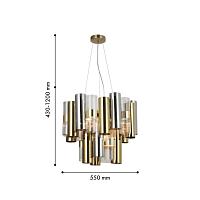 Дополнительная картинка Подвесная люстра Rulla 4477-8P