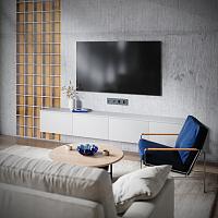 Розетка телевизионная встраиваемая VOLTUM S70 TV+RJ45 кат. 6, (графит) 