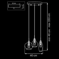 Дополнительная картинка Подвесная люстра Lightstar Pentola 803050