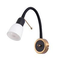 Дополнительная картинка Настенный светильник Arte Lamp LETTURA A7009AP-1BK