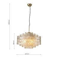Дополнительная картинка Подвесная люстра Favourite 4763-6P Mollitia