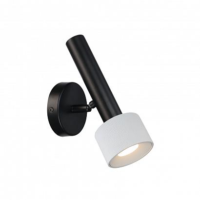 С 1 плафоном на стену Светильник настенный iLedex Delta iLedex 2360-1 BK+WH, доставка по Казахстану 