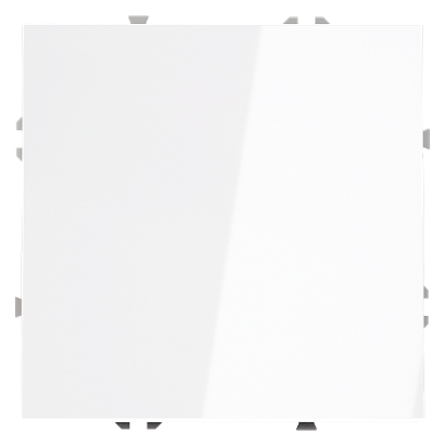 Выключатель встраиваемый VOLTUM S70 одноклавишный 10А, (белый глянцевый) VLS010101 