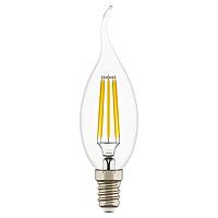 933604 Лампа LED FILAMENT 220V CA35  E14 6W=65W 400-430LM 360G CL 4000K 30000H (в комплекте) купить в Алматы svet.kz