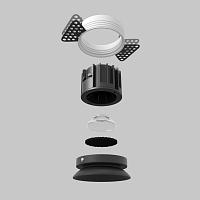 Дополнительная картинка Встраиваемый светильник Technical DL058-12W2.7K-TRS-B