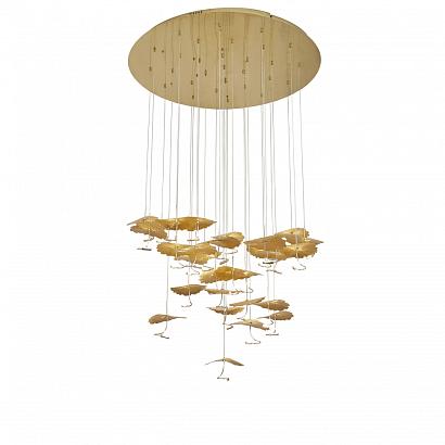 люстра iledex lotus 8827p-19 brass, доставка по Казахстану 