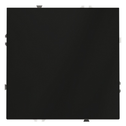 Выключатель встраиваемый VOLTUM S70 одноклавишный 10А, (черный матовый) VLS010108 