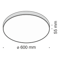 Дополнительная картинка Потолочный светодиодный светильник Maytoni Zon C032CL-L96B4K
