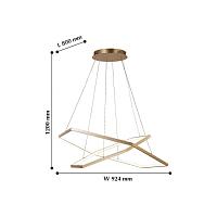 Дополнительная картинка Подвесной светодиодный светильник Favourite Hexagon 2103-14P