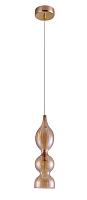 светильник подвесной crystal lux iris sp1 b amber crystal lux 2073/201, доставка по Казахстану 