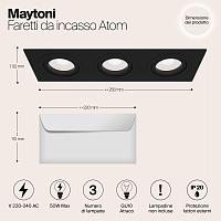 Дополнительная картинка Встраиваемый светильник Maytoni Atom DL024-2-03B