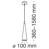Дополнительная картинка Подвесной светильник Maytoni Nevill P318-PL-01-W
