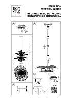 Дополнительная картинка Подвесной светильник Lightstar Zeta 728163