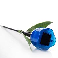 USL-C-454/PT305 BLUE TULIP  Садовый светильник на солнечной батарее ,Синий тюльпан,. Белый свет. 1*LR аккумулятор в/к. IP44. TM Uniel.