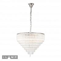 Дополнительная картинка Подвесная люстра iLamp Manhattan 051D-6 Nickel