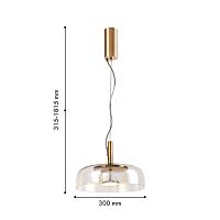 Дополнительная картинка Подвесной светильник Brandy 4258-1P