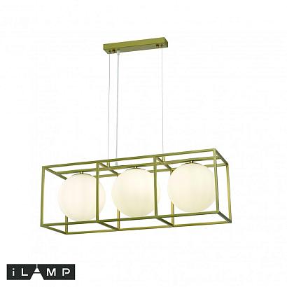 подвесной светильник ilamp golden p2484-3 gold, доставка по Казахстану 