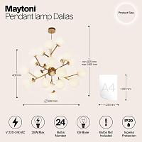 Дополнительная картинка Подвесная люстра Maytoni MOD545PL-24BS