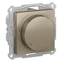 ATLASDESIGN СВЕТОРЕГУЛЯТОР (диммер) повор нажим, LED, RC, 315Вт, мех., ШАМПАНЬ 