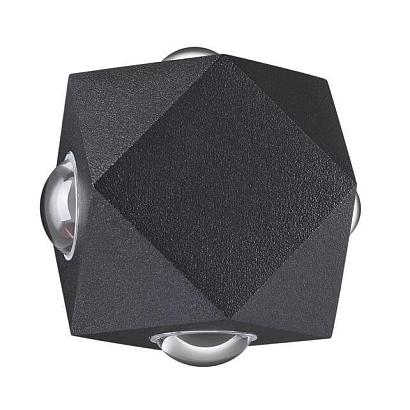 Уличный настенный светодиодный светильник Odeon Light Hightech Diamanta 4218/8WL