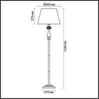 Торшер Odeon Light Classic Gaellori 3393/1F купить в Алматы svet.kz