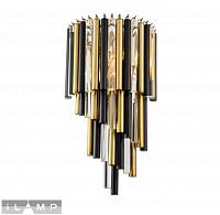 Дополнительная картинка Настенный светильник iLamp Tribeca 097B-3 Matt Bronze&Black