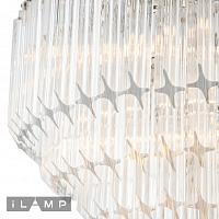 Дополнительная картинка Подвесная люстра iLamp Manhattan 051D-6 Nickel