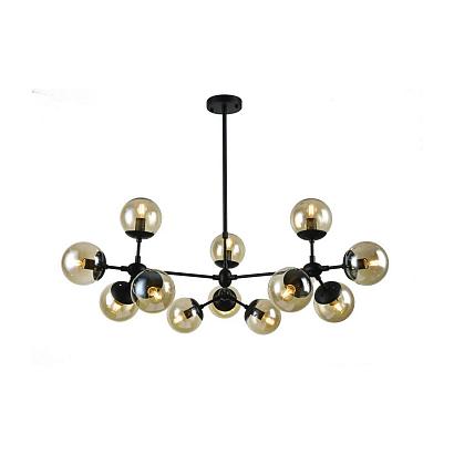 подвесная люстра arte lamp bolla a1664sp-12bk, доставка по Казахстану 